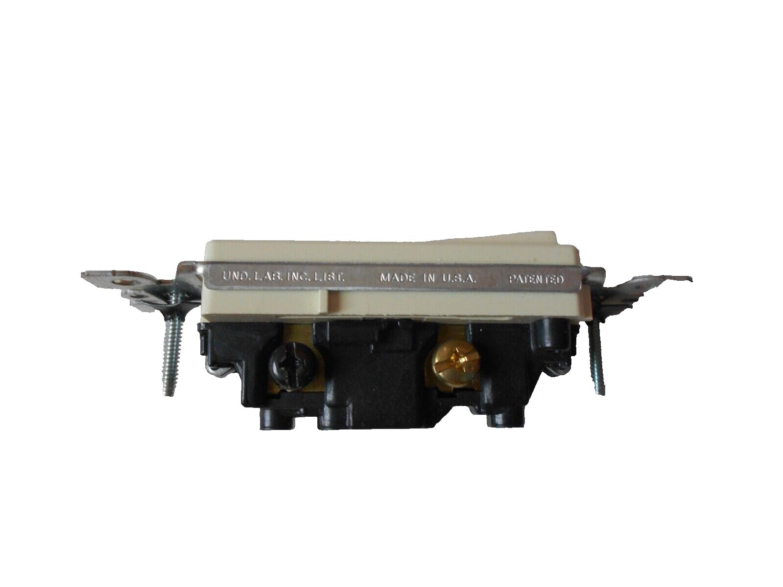 #US Almond 3-Way Rocker Grounding Switch 15A No. 05603-2A