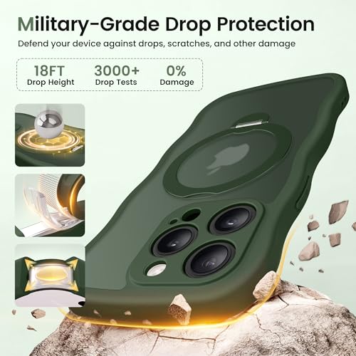 Coque iPhone 13 Pro Max CAPRARO avec support rotatif 360