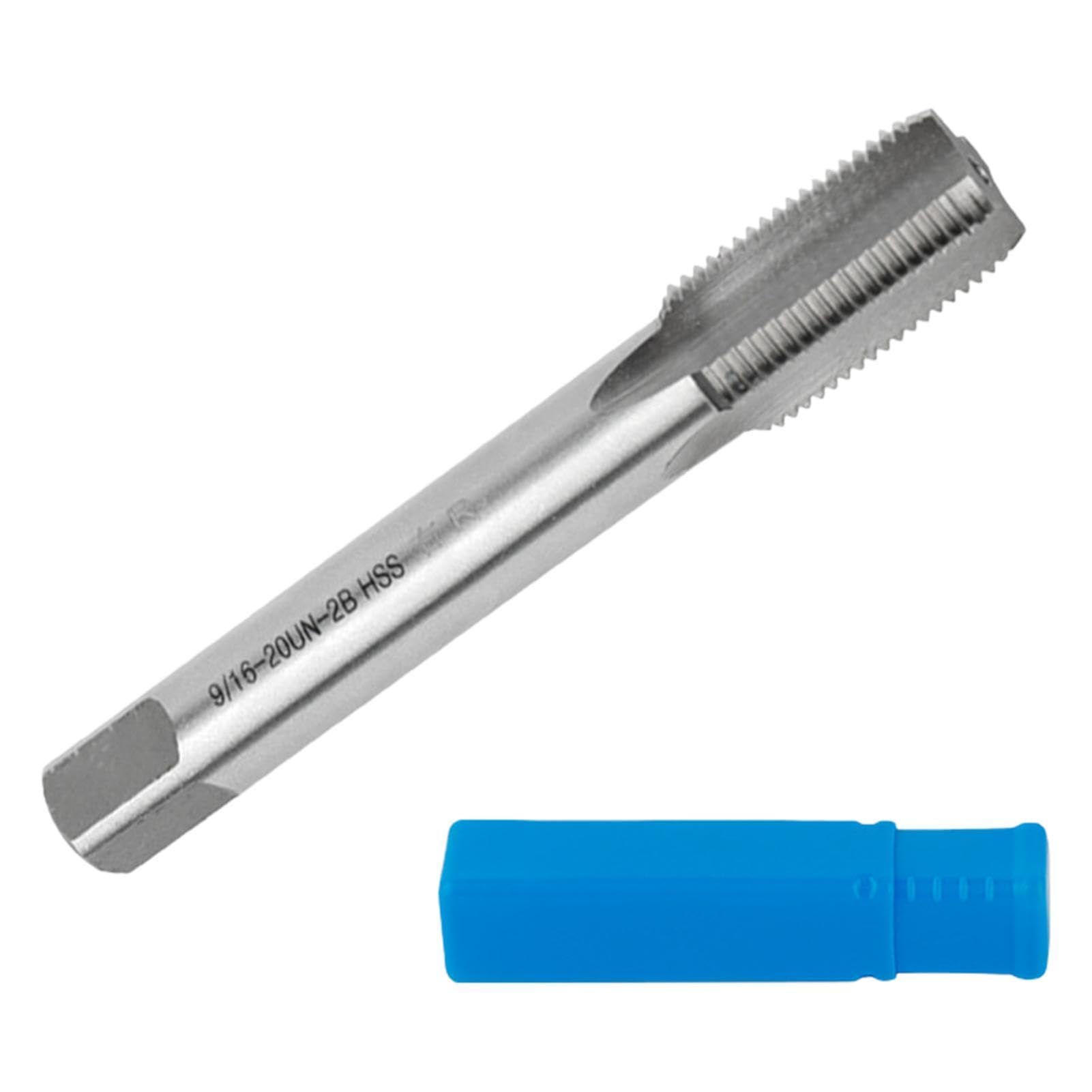 Kit d'outils de taraudage pour vélo 9/16"-20 - Outil de réparation de filetage de pédale de vélo | Réparation de filetage de vélo, tige de taraudage pour manivelle de vélo, taraud de machine et