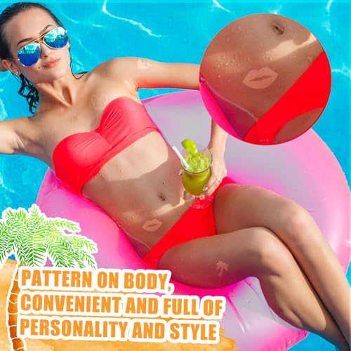 Autocollants de bronzage en forme de cœur Spakon 9 styles adhésifs micro-perforés - 7
