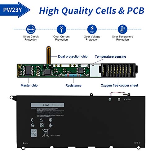 PW23Y Laptop Batteria Compatibile per Dell XPS 13
