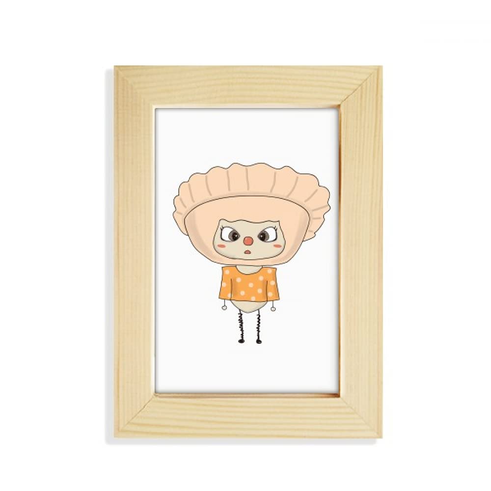 Cadre photo motif boulettes porcelaine 12,7x17,8cm idée cadeau pour la fete des meres