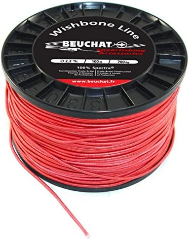 BEUCHAT 2.2 mm Triple Jacket Spectra Line for Speargun Band Wishbone or Shooting Line - Super High Abrasion Resistant - 1540# (700 kg) Strength (10 Feet)