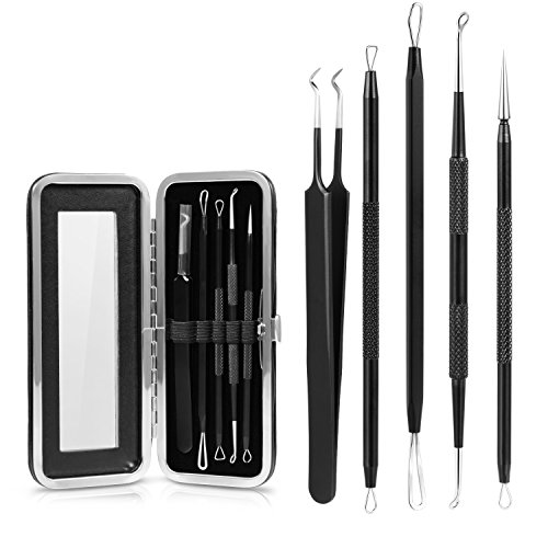 Blackhead Removal Tool, Pimple Comedone Extractor Tool Free Facial Tools for Facial Acne and Treatment for Blemish with Face Cleaner Skin Care & Stainless Steel - Thumbnail 7