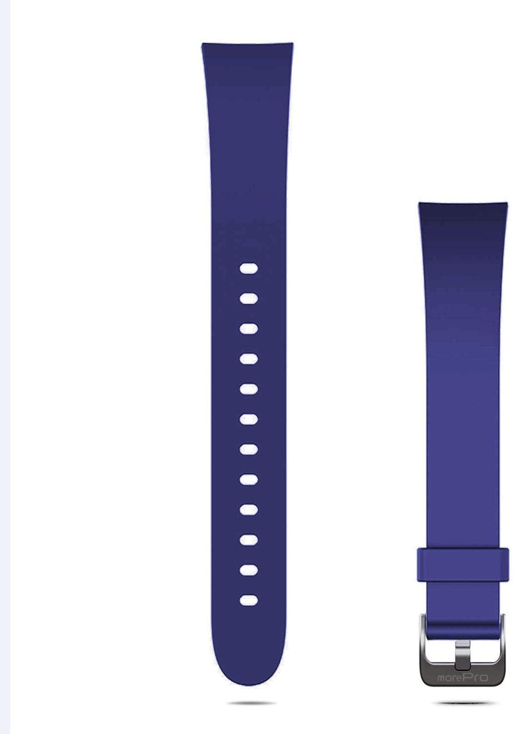 MorePro Waterproof Health Tracker Band, Adjustable Replacement Accessories Classic Sport Wristbands for X-Core Fitness Tracker.(not for V10 Tracker) Blue
