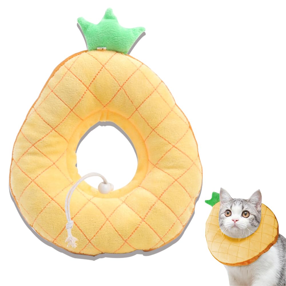 JVHLOV Collar isabelino Gato, Collares Ajustables para Después de la Cirugía, Collar Protector Suave para Gatos, para Mascotas Collar Protector