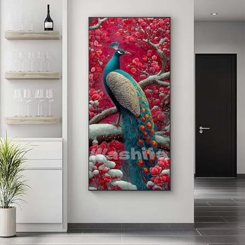 �������G �s�[�R�b�N �� �����h��G �L�b�g DIY ��l ���S�Ҍ��� �f�W�^�����G ��h�� �����L�b�g�ɂ��G�� Paint By Numbers �A�N�����y�C���g ���ʉ� �����Ńy�C���g �z�[�� �I�t�B�X���� �M�t�g 40x80 cm, �t���[���Ȃ�