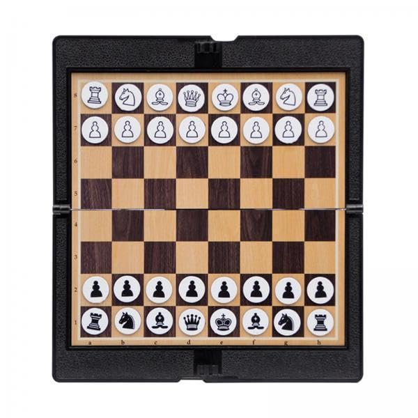 UJEAVETTE Toy 4xFoldable Mini Magnetic Chess Set Portable Wallet Pocket Chess Board Game Set Contemporary Chess-image-37