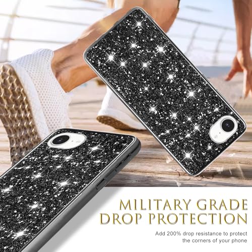 Coque iPhone 16e silicone noir flexible pour iPhone SE 2025, coque originale souple et légère - 4