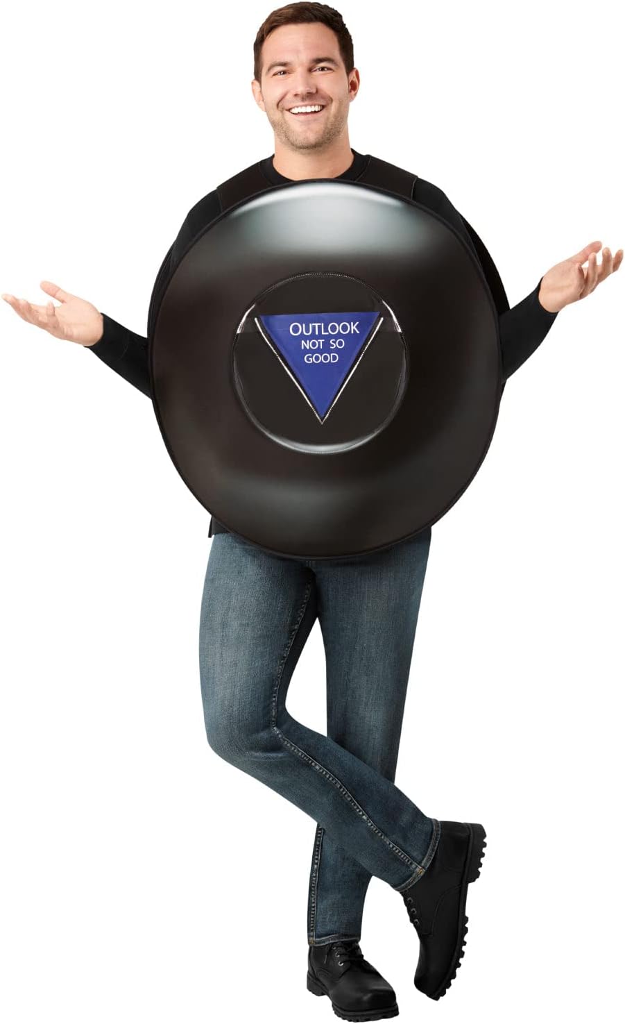 Rubies Mattel: Magic 8 Ball Costume for Adults, Unisex One Size