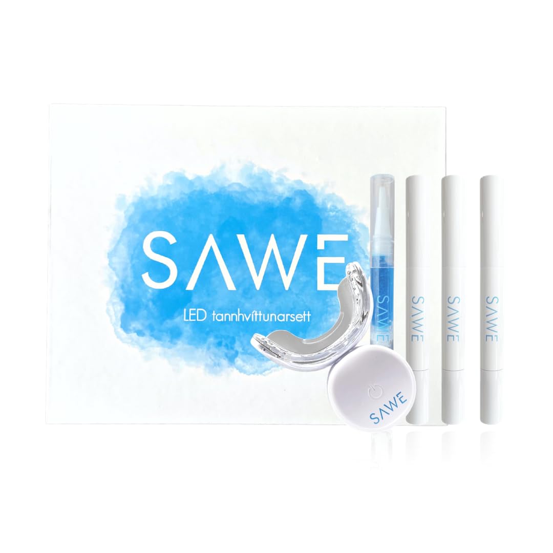 Kit - Icelandic Teeth Whitening LED Accelerator Light Enamel Safe whitening Whitening Pens 15 Whitening Treatments