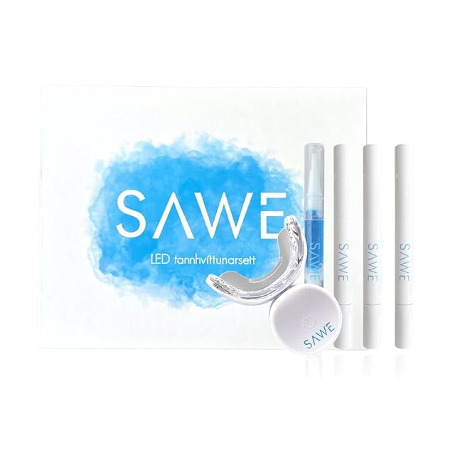 Kit - Icelandic Teeth Whitening LED Accelerator Light Enamel Safe whitening Whitening Pens 15 Whitening Treatments