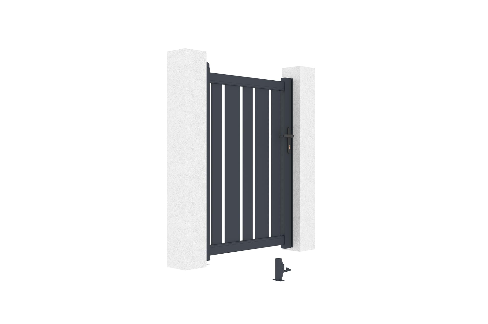 Casanoov Portillon 1m VEYMONT H.140cm aluminium gris