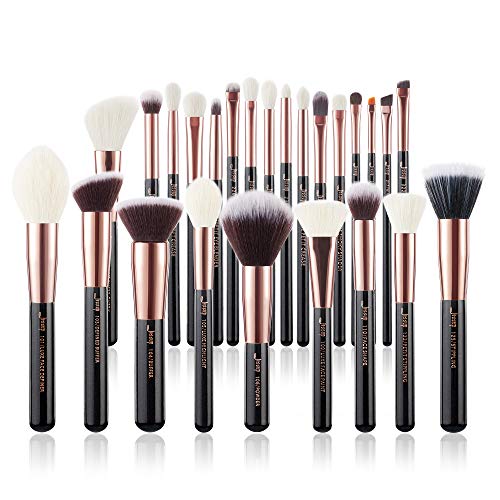 YEOOL 15pcs Makeup Bürsten Satz Pinselset Rosegold Brush Set Kosmetik Verfassungs Make-Up Pinsel Lidschatten Gesichtspinsel Komplett Eye Kit Gesicht mit Tasche 3 Jessup Make Up Pinsel Set 25 Stücke Kosmetik Schmink Bürsten Augen Gesicht Brushes Lidschatten Puder Schwarz Rosegold Synthetische Natürliche Haare T155