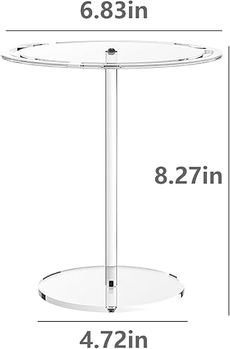 Miniatura 7 de Soporte de acrílico para gafas de sol con rotación 360, estante de exhibición de gafas, organizador de almacenamiento de gafas de mesa transparente