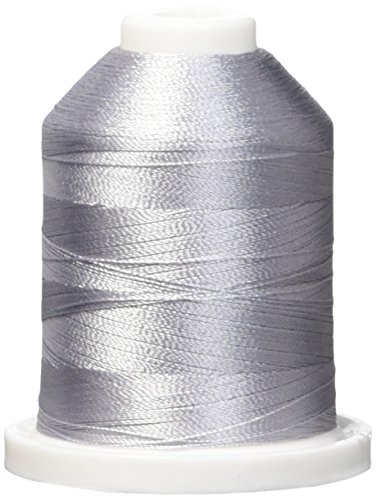 Robison-Anton Rayon Super Strength Thread Solid 1,100yd, Silver Steel