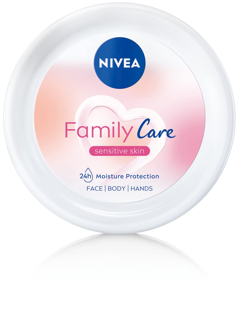 NIVEA Family Care - Crema hidratante ligera para el cuerpo, la cara y las manos, 450 ml