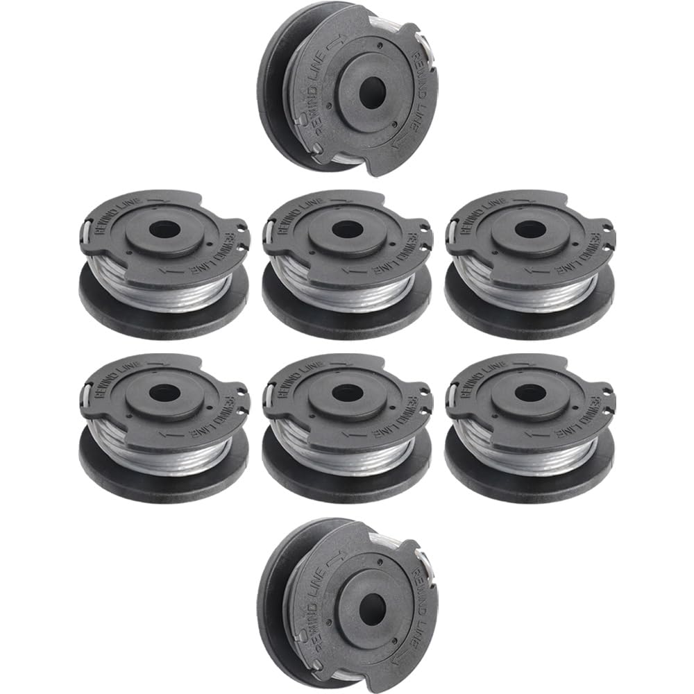 8PCS Bosch Strimmer Spool Replacement Kit - Compatible with Art 23/26 SL & EasyGrassCut 18-260 - Includes 8 Spools with Line - Fits F016800569/F016800385