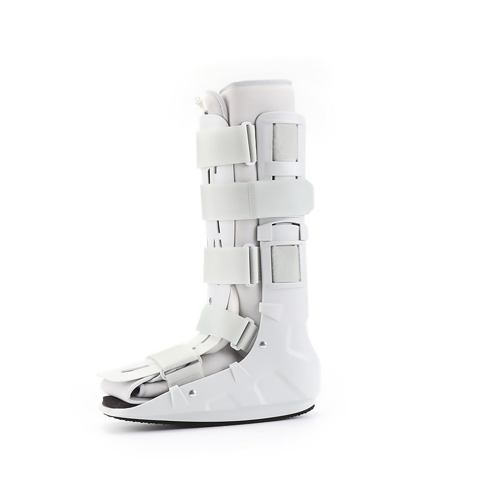 HAILM Bota Ortopédica para Caminar, Soporte para Andador, Compresión Ajustable, para Fracturas Pie y Tobillo, Esguinces, Lesiones Bota Ortopédica (Blanca),M