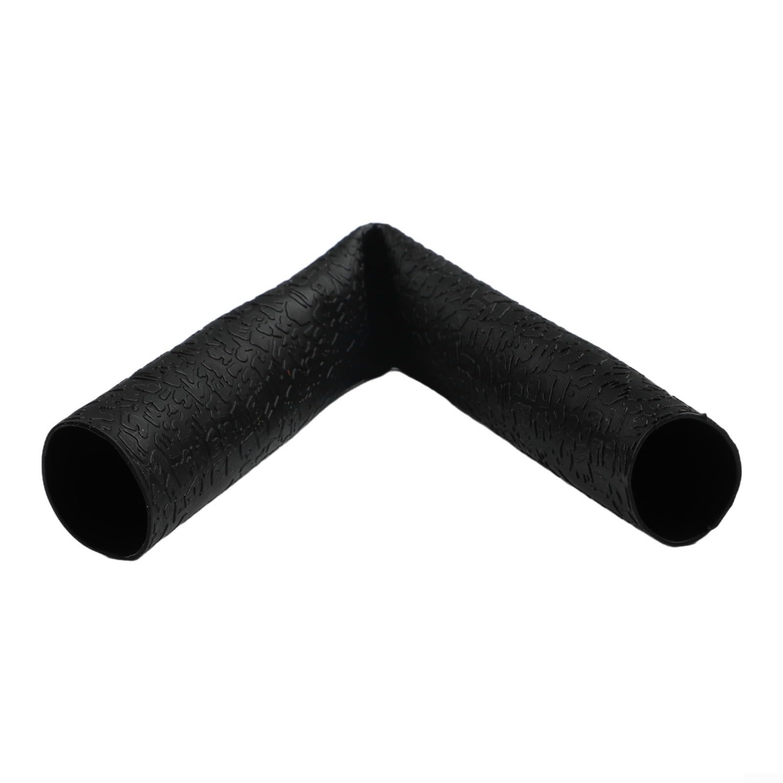 Funda de goma para taco de billar con textura antideslizante y diseño antisudor, protector de mango de silicona compatible con la mayoría de tacos, fácil instalación, ajuste duradero (negro)