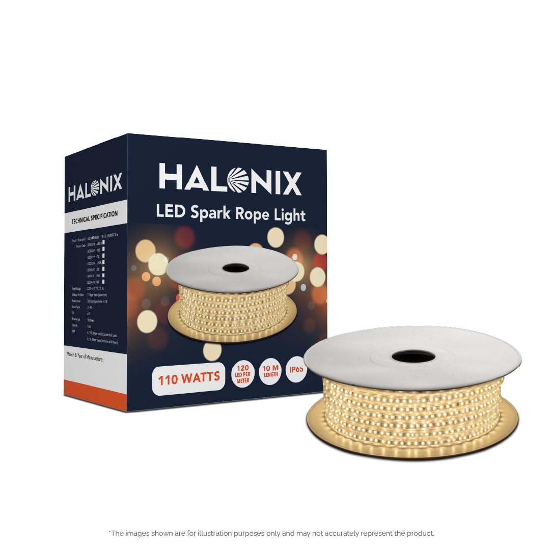 Halonix Rope Lights - 3 Pack, 10m Warm White -2 Halonix Rope Lights - 3 Pack, 10m Warm White -2
