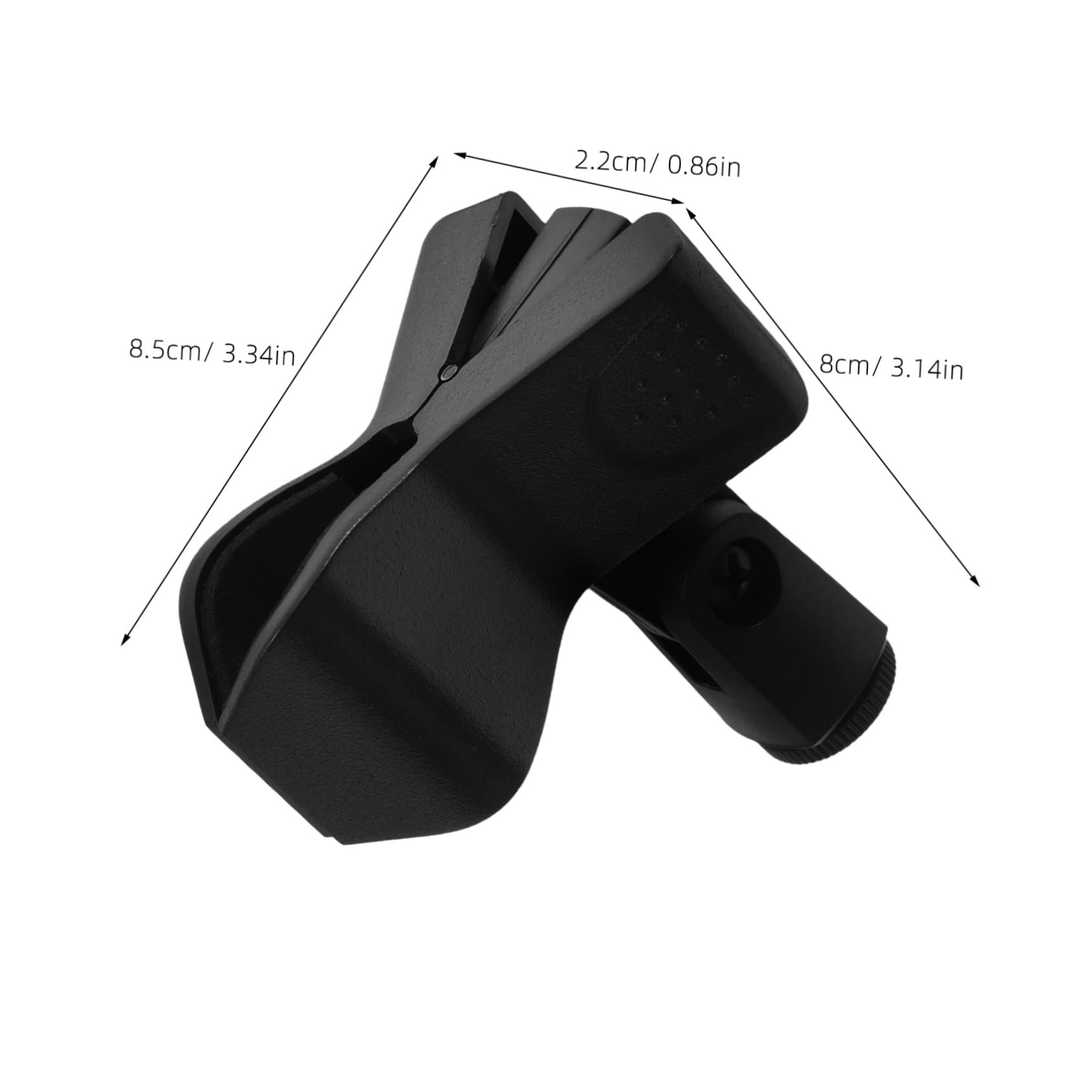 Cabilock 3pcs Mic Stand Clamp for Podcasting Online Teaching Singing Features Strong Elastic Grip Noise Isolation