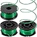 Androxeda 3 Pezzi Bobina di Ricambio per Filo per Taglierina Bobine di Ricambio con Alimentazione Automatica 200 Feet Compatibile con Black e Decker GL7033, GL8033, GL9035