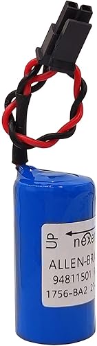 DCYNXC 1756-BA2 3V Batería de repuesto para Allen Bradley 1756-BA2 BR23A-AB 1745-B1