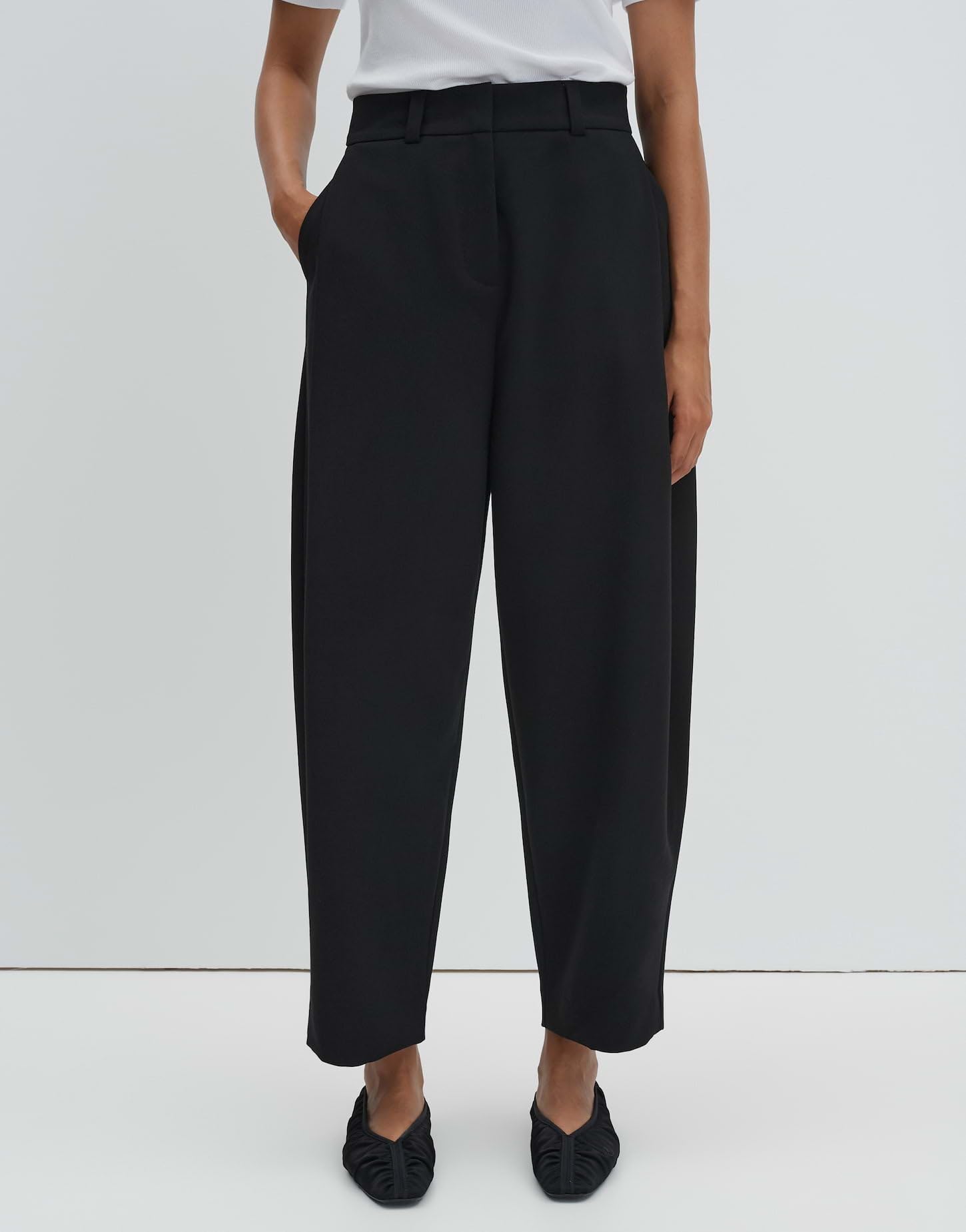 someday Damen City Pants | Catsby Barrel verkürzte City Pants mit Komfortbund