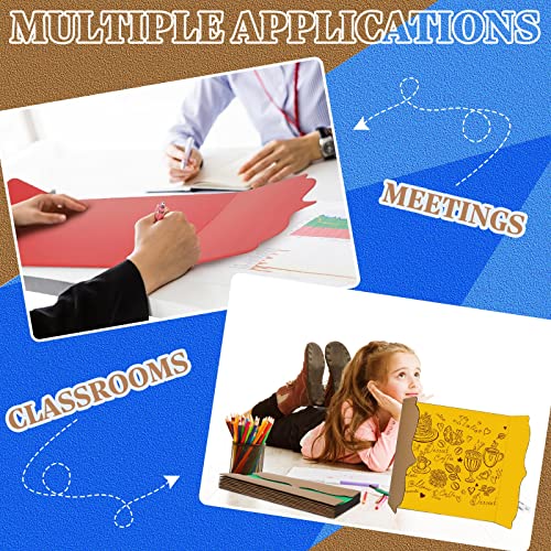 Image of Censen 30 Pcs Trifold Display Board Bulk 12 x 20 Inch Small Colorful Trifold Poster Board Presentation Boards Corrugated Poster Project Boards for Photo Collage Craft Displays Back to School Supplies