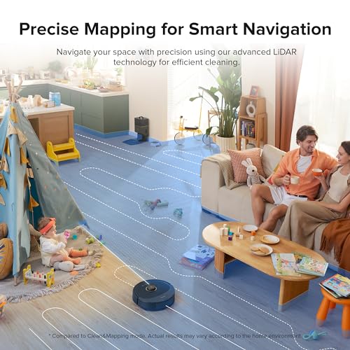 Image of roborock Q8 Max+ Robot Vacuum and Mop, Self-Emptying, Reactive Tech Obstacle Avoidance, 5500 Pa Suction, Black (Renewed)