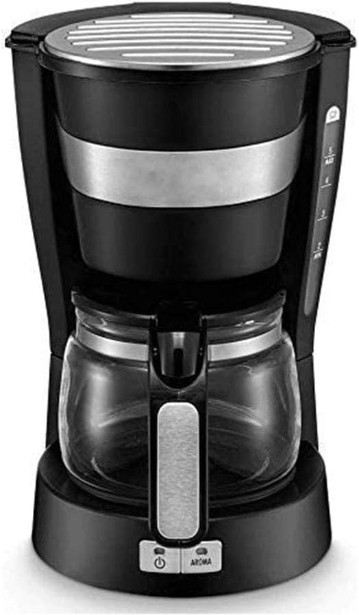Cafetera de filtro compacta con capacidad de 650 mL