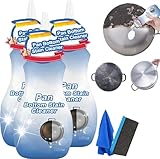 Detergente per macchie sul fondo della padella, detergente in gel per fondo pentole, detergente per pentole per il fondo delle padelle, detergente per acciaio inossidabile per la casa, spray per la