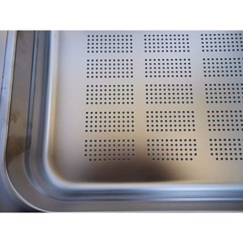 BACINELLA GASTRONORM Inox GN1/1 Misura 530X325 H 065 MM Forata
