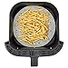 Juvale Disposable Air Fryer Liners - 10-Inch Round White 100-Pack - Perforated Parchment Paper Sheets for Dumplings, Buns & Dim Sum - Steamer Basket Liners & Air Fryer Accessories