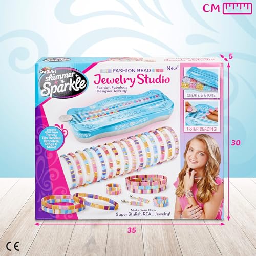 ColorBaby Shimmer N Sparkle – Estudio De Uñas Y Tatuajes Infantil | Set De Diseño Con Purpurina Y Pegatinas | Regalo Para Niñas +8 Años