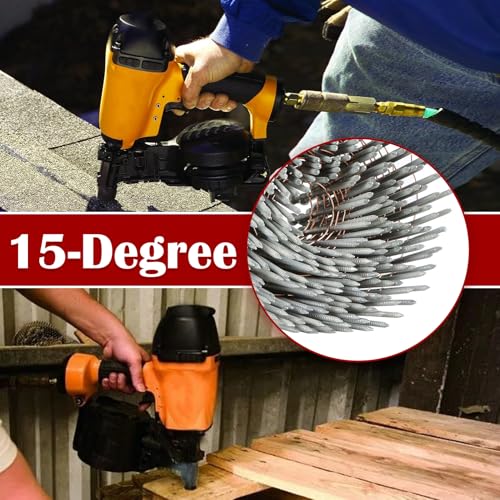 Image of findmall 3600 Count Siding Nails 2-1 /2 inch by .092 inch Hot-Dipped Galvanized