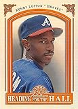 Kenny Lofton baseball card (Atlanta Braves) 1998 Donruss #11 Headed to Hall Insert Refractor