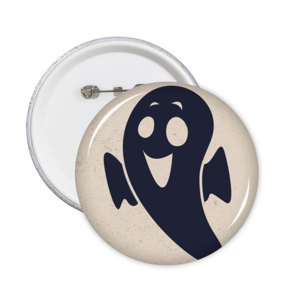 Pins Halloween émacié peu devil round pins multicolore pour veste - 3