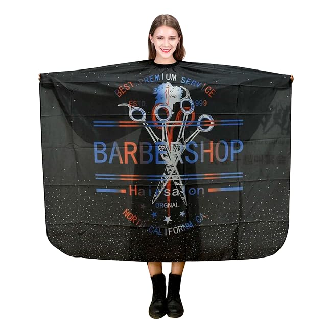 Barber Capes for Men Professional Haircut Capes,Full Coverage Hair Cutting Cape for Salon-image-16