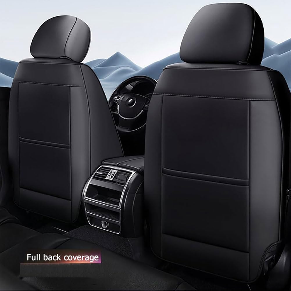 Autostoelhoes Van Leer voor Lincoln Aviator, Antislip En Ademend Volledige Bescherming Praktische Auto-Accessoires,Black-Red