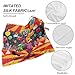 AJmores Cartoon Clown Hair Scarf Lightweight Fashion Satin Hair Bandanas for Bag Purse Neck 25 Inches