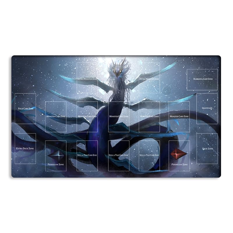 New Mlikemat Playmat Ghoti of the Deep Beyond TCG CCG OCG Trading Card Game Mat Table Pad with Zones + Bag (YG001-023-A) โ image 1