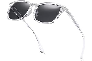 Sleek and Clear: Polarized Square Sunglasses for Women's Style and Protection
