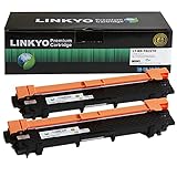 LINKYO Compatible Toner Cartridge Replacement for Brother TN221BK TN-221BK (Black, High Yield, 2-Pack)