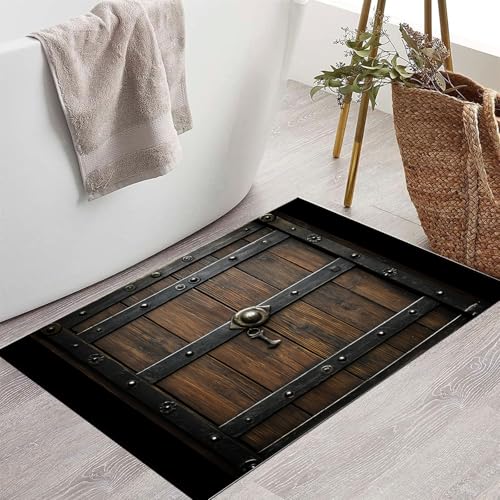Tapis de porte extérieur imperméable 60x90cm lavable et antidérapant