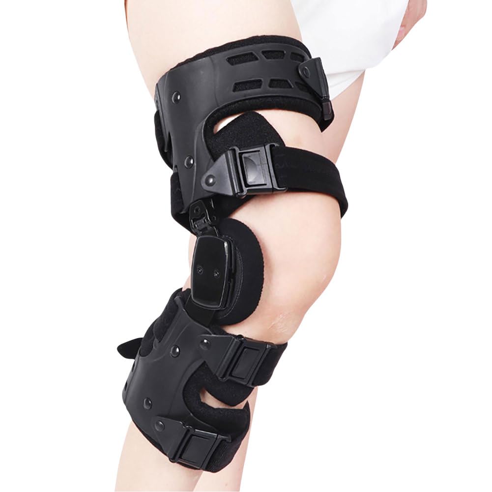 Rodillera De Descarga para Artrosis, Rodillera De Descarga Medial, Rodillera con Bisagra, para Osteoartritis, Dolor ArtríTico Y Necrosis Avascular