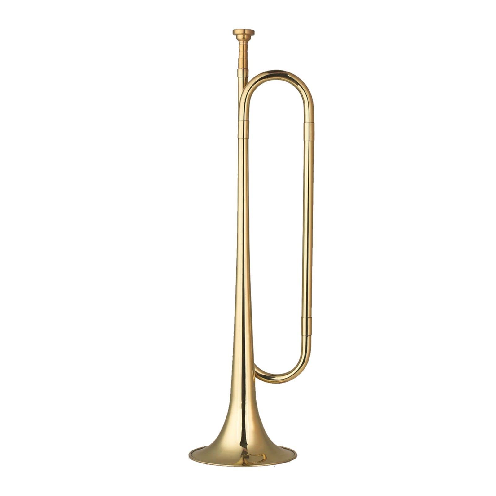 VSOLS C Bugle Messing Trompete mit Mundstück for Anfängerschule Band Orchestra (18,7 Zoll) (Color : Trumpet)
