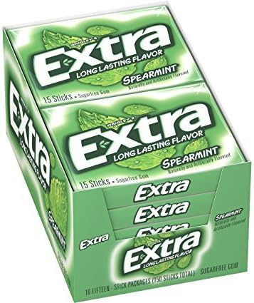Wrigley's Extra Long Lasting Flavor Spearmint 15-Sticks DLC: Fév27