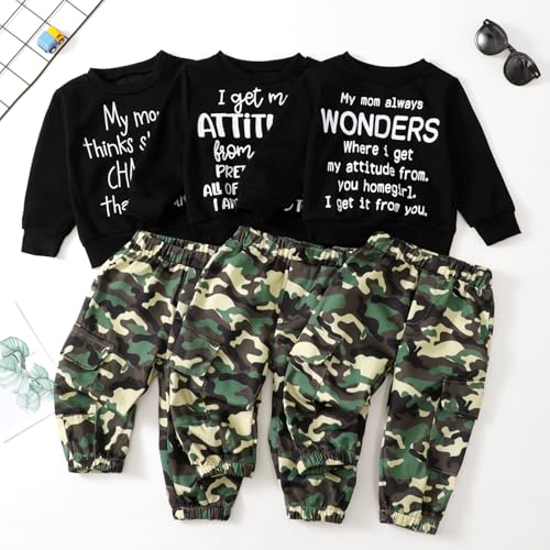Ropa de niño para jugar en el parque con sudadera cómoda de algodón 7